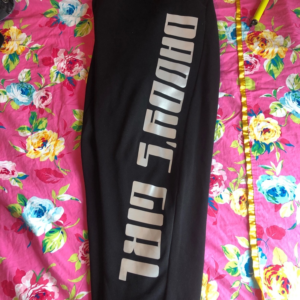 Daddy’s Girl reflective sweatpants